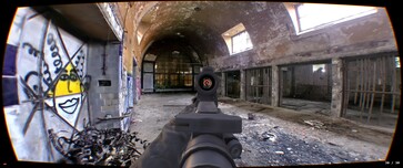 Na zdjęciu: Zrzut ekranu z przeglądarkowego demo 3D Gaussian Splatting.