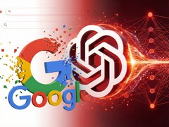 ChatGPT odsuwa Google na bok (symboliczny obraz Nano Banana Pro)