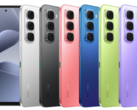 Infinix Hot 60i jest dostępny w eleganckiej czerni, tytanowym srebrze, niebieskim cieniu, neonowej czerwieni, zielonej łące i fioletowej duszy (źródło zdjęcia: Infinix)