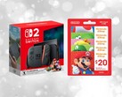 Zestaw Switch 2 Mario Kart World z kartami podarunkowymi Nintendo eShop (źródło zdjęcia: Nintendo of America, Sam's Club z poprawkami)