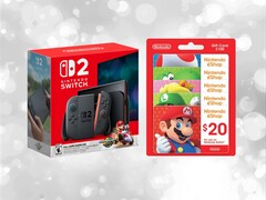 Zestaw Switch 2 Mario Kart World z kartami podarunkowymi Nintendo eShop (źródło zdjęcia: Nintendo of America, Sam's Club z poprawkami)