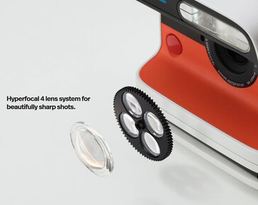 Polaroid Flip wykorzystuje hiperfokalny obiektyw z trzema dodatkowymi soczewkami skupionymi na kolejnych głębiach ostrości, aby uzyskać ostrzejsze zdjęcia obiektów znajdujących się blisko i daleko. (Źródło zdjęcia: Polaroid)