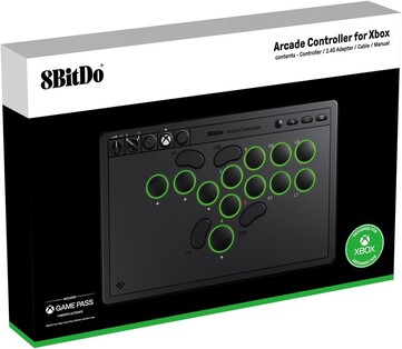 Kontroler 8BitDo Arcade dla konsoli Xbox ma większą pojemność baterii i światła RGB. (Źródło obrazu: 8BitDo)