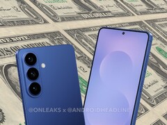 Waniliowy Galaxy S26 rzekomo może pochwalić się nieco zmodyfikowanym układem tylnej kamery. (Źródło obrazu: OnLeaks, Pixabay, edytowane)