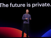 Dyrektor generalny Mety Mark Zuckerberg na F8 2019. Źródło obrazu: Meta