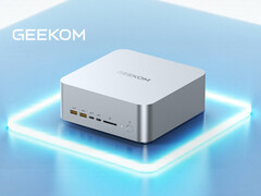 Kolejny mini-PC Geekom ma stosunkowo stonowany wygląd. (Źródło obrazu: Geekom)