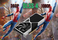 Nvidia RTX 4060 taktuje 90 FPS w Spider-Man 2 upscalowanym do 1080p z 360p przy użyciu DLSS 4. (Źródło obrazu: Steam, edytowane)