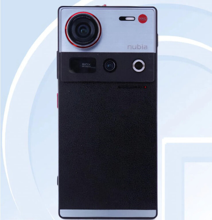 Rzekome spojrzenie na Nubia Z70S Ultra Photographer Edition. (Źródło obrazu: TENAA)