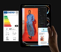 IPad Pro Apple otrzymuje najgorszą ocenę od nowej etykiety energetycznej UE. (Źródło zdjęcia: Apple, edytowane)