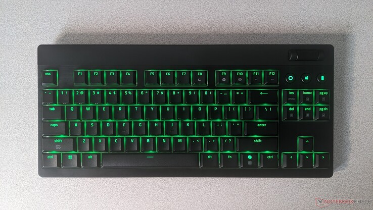 Widok z góry BlackWidow V4 HyperSpeed TKL