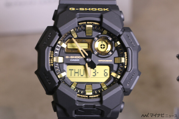 Zegarek Casio G-Shock GA-010GB-1A9. (Źródło zdjęcia: MyNavi News)