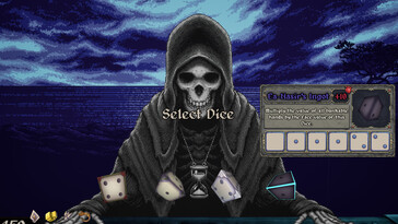 Na zdjęciu: zrzut ekranu z rozgrywki w grze „Dice With Death”.