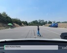 Test bezpieczeństwa Modelu Y z manekinem wielkości dziecka (zdjęcie: Euro NCAP)