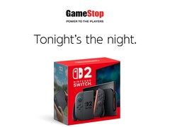 Baner premierowy GameStop Nintendo Switch 2 o północy (źródło obrazu: GameStop)