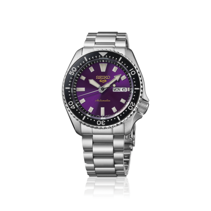 Seiko HDB003 ma tarczę w kolorze Edo Purple