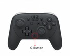Kontroler Nintendo Switch 2 Pro ma przycisk C, taki jak na Joy-Con 2. (Źródło obrazu: Nintendo)