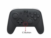 Kontroler Nintendo Switch 2 Pro ma przycisk C, taki jak na Joy-Con 2. (Źródło obrazu: Nintendo)