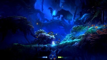 Na zdjęciu: zrzut ekranu z rozgrywki z gry „Ori and the Will of the Wisps”.