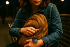 Pebblebee Clip może powiadomić Państwa kontakty alarmowe poprzez naciśnięcie przycisku. (Źródło zdjęcia: Pebblebee)