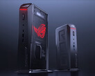 ROG NUC (2025) jest dostępny w jednym wykończeniu przeznaczonym do użytku w pozycji pionowej. (Źródło zdjęcia: Asus)