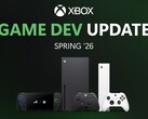 Baner Xbox Game Dev Update na nadchodzący pokaz Microsoftu.