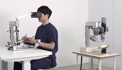 Sony prezentuje robota do supermikrochirurgii na targach IRCA 2024. (Źródło: Sony)