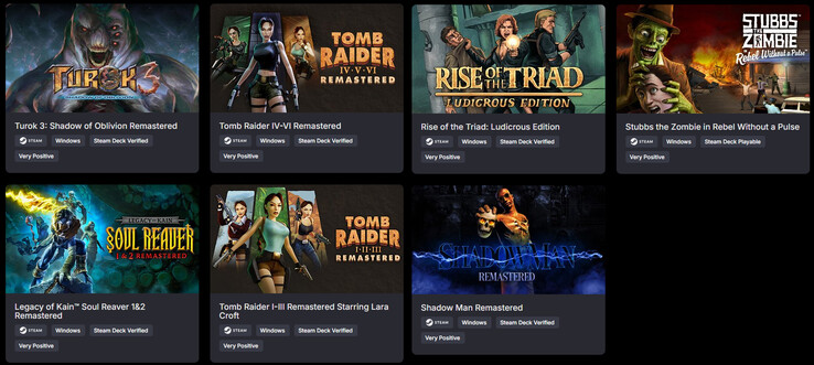 Wszystkie gry zawarte w zestawie (źródło obrazu: Green Man Gaming)