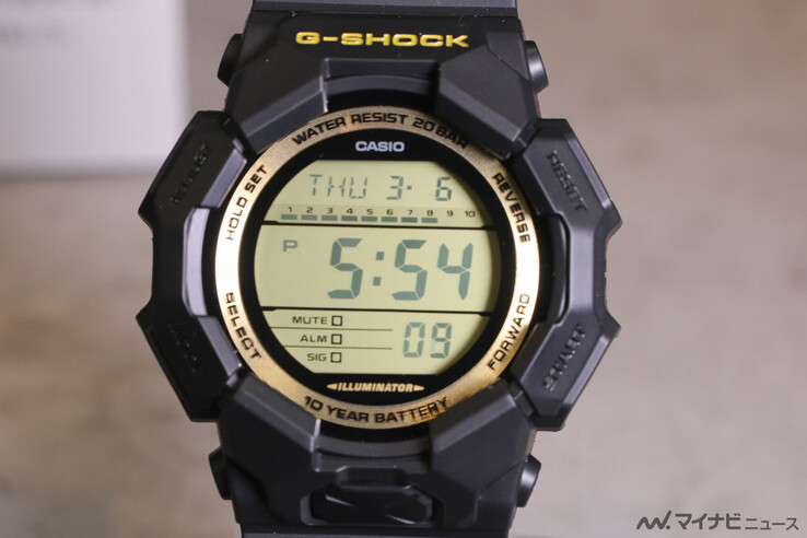 Zegarek Casio G-Shock GD-010GB-1A9. (Źródło zdjęcia: MyNavi News)
