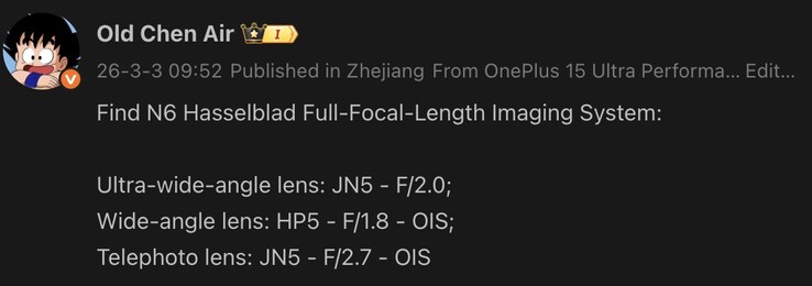 Wyciek ujawnia szczegóły aparatu Oppo Find N6.