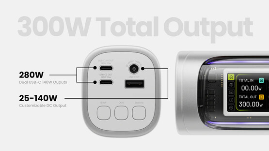 Konfiguracja portów power banku
