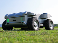 Modułowy robot ogrodowy Apollo Turfstorm (na zdjęciu) jest finansowany społecznościowo w serwisie Kickstarter. (Źródło zdjęcia: Apollo Turfstorm)