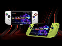 MSI Claw 8 Ryzen Edition dostępny jest w dwóch wersjach kolorystycznych, obie z czarnymi panelami tylnymi. (Źródło obrazu: MSI)