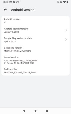 Lenovo Tab M8 2023 oprogramowanie