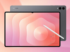 Tablet Galaxy Tab S11 Ultra w jednym z przypuszczalnych kolorów premierowych. (Źródło zdjęcia: via WinFuture - edytowane)
