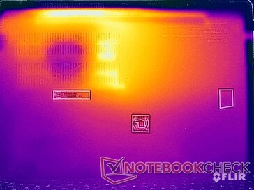 Temperatury powierzchni dna (test warunków skrajnych)