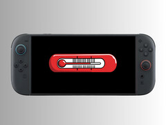Nintendo Switch 2 z termometrem (źródło obrazu: Nintendo of America z poprawkami)