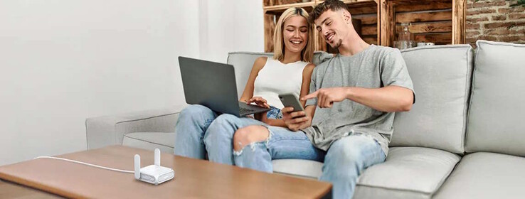 ...i w domu po podłączeniu do modemu (źródło obrazu: Asus)