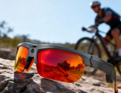Inteligentne okulary Rollme VistaView na skale.