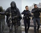 Ghost, kapitan Price oraz inne znaczące postacie występujące w grze Call of Duty: Modern Warfare 2.