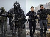 Ghost, kapitan Price oraz inne znaczące postacie występujące w grze Call of Duty: Modern Warfare 2.