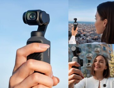 Zdjęcia marketingowe DJI Osmo Pocket 4 z Barcelony.
