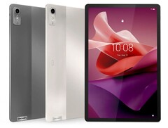 Lenovo Tab P12 jest dostępny w wykończeniach Oat i Storm Grey. (Źródło zdjęcia: Lenovo)