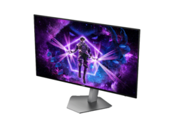 Nowy AOC Agon Pro AG276QKD2 (na zdjęciu) zawiera 2 x HDMI 2.1 (DSC), 1 x DisplayPort 2.1, 2 x USB 3.2 Gen 1 Type-A, 1 x USB 3.2 Gen 1 Type-B (upstream) i wyjście audio 3,5 mm. Nie ma tu portu USB-C. (Źródło obrazu: Specyfikacja wyświetlacza)