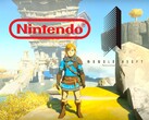 Link pokazany w grze Zelda pod logo Nintendo i Monolith Soft (źródło zdjęcia: Nintendo, Monolith Soft z poprawkami)