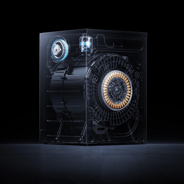 Xiaomi deklaruje o 73% niższe zużycie energii podczas suszenia niż w modelach kondensacyjnych oraz o 49% krótszy czas suszenia dzięki konstrukcji z dwoma wentylatorami.