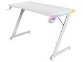Biurko do gier Trust Luminus RGB w kolorze białym (Źródło: Trust)
