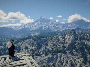 Rozległy krajobraz po aktualizacji Distant Scenery Quality