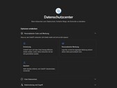 Zrzut ekranu z centrum prywatności ChatGPT przedstawiający tematy dotyczące pamięci, spersonalizowanych reklam i lokalizacji