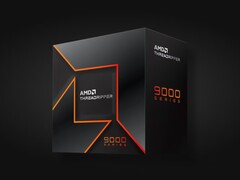 Artystyczny render opakowania procesora AMD Ryzen Threadripper z serii 9000X. (Źródło obrazu: AMD)