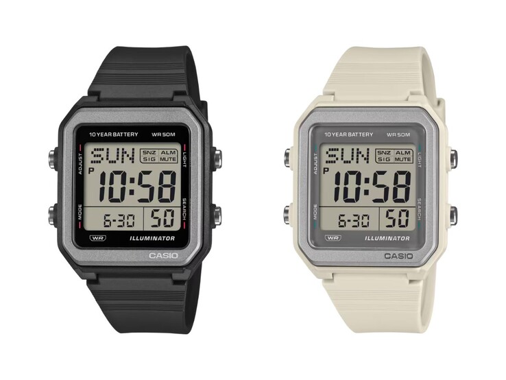 Zegarki Casio W221H-1AV (po lewej) i W221H-8AV (po prawej)
